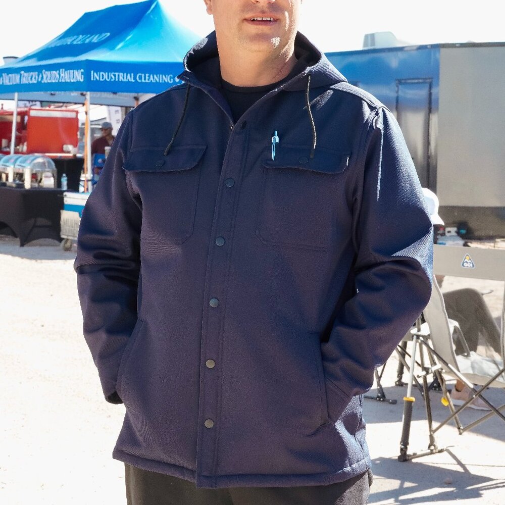Diamond Apparel Jacket In Navy